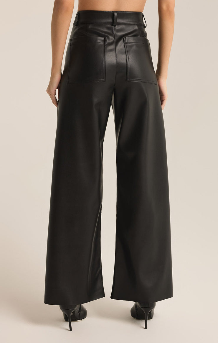 Z SUPPLY PANT RILYNN FAUX LEATHER PANT