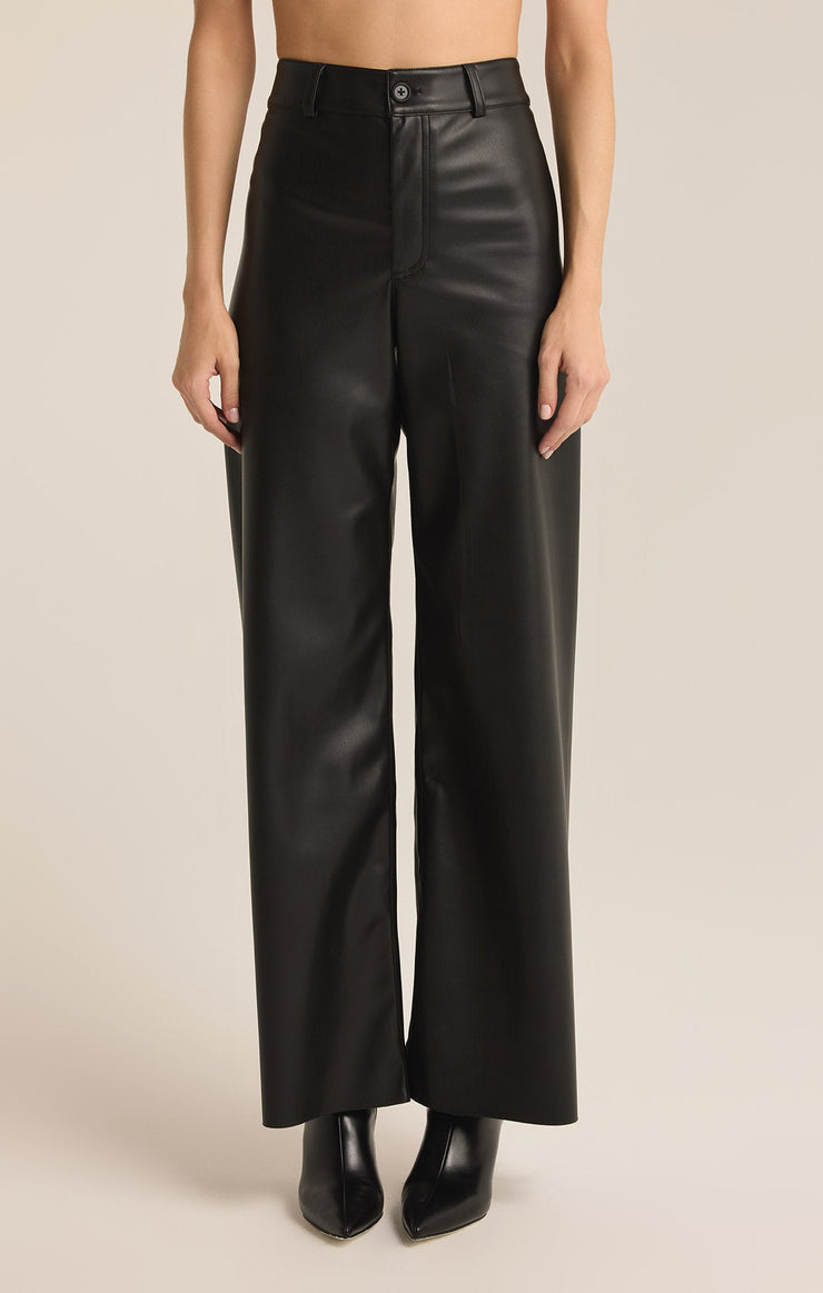 Z SUPPLY PANT RILYNN FAUX LEATHER PANT