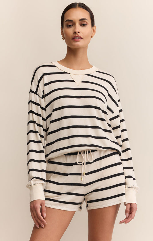 Z SUPPLY SWEATSHIRT STAND OUT STRIPED