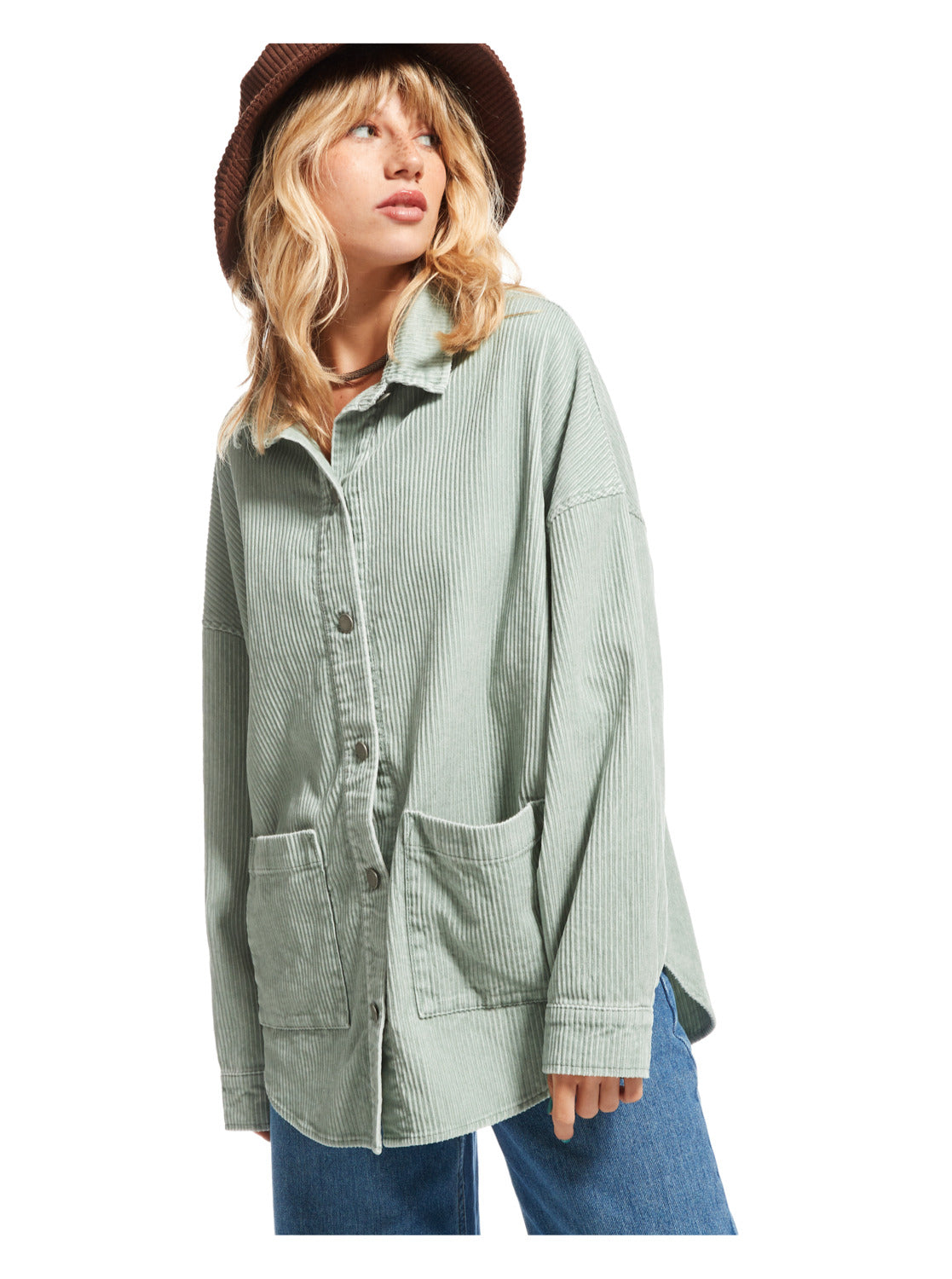 ROXY SHIRT KICK BACK WASHED CORD