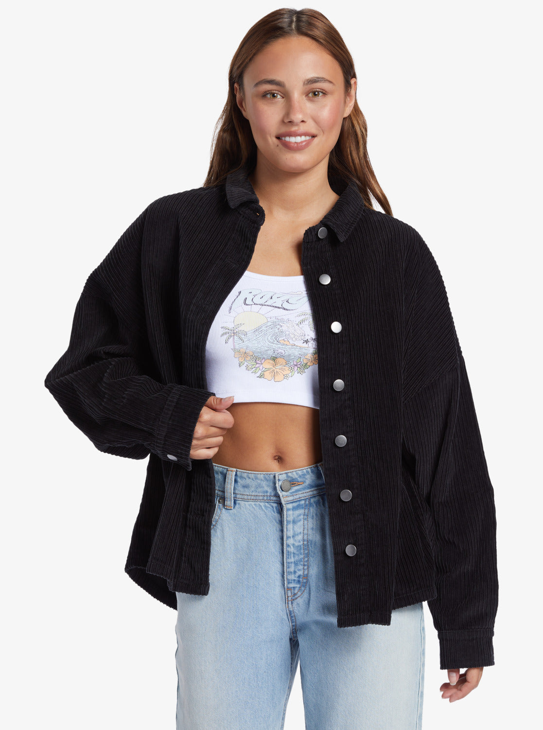 ROXY SHIRT KICK BACK WASHED CORD