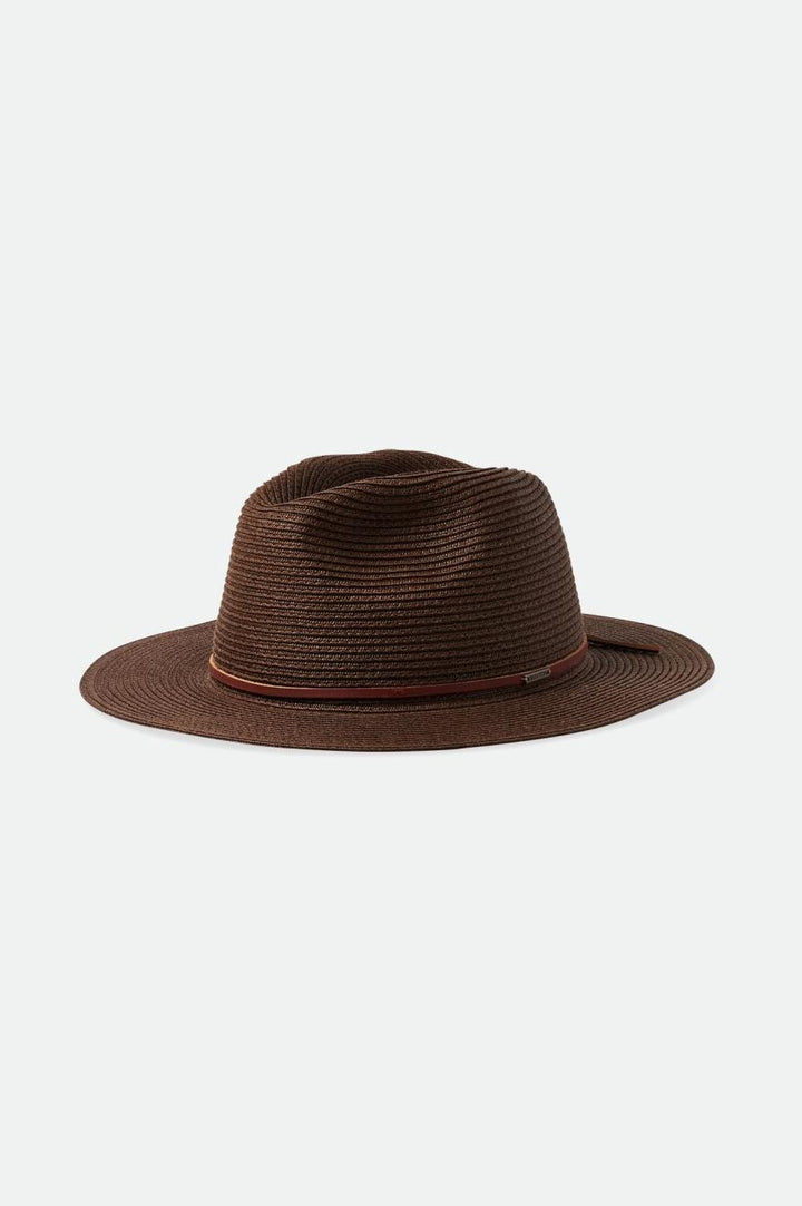 BRIXTON FEDORA WESLEY STRAW PACKABLE