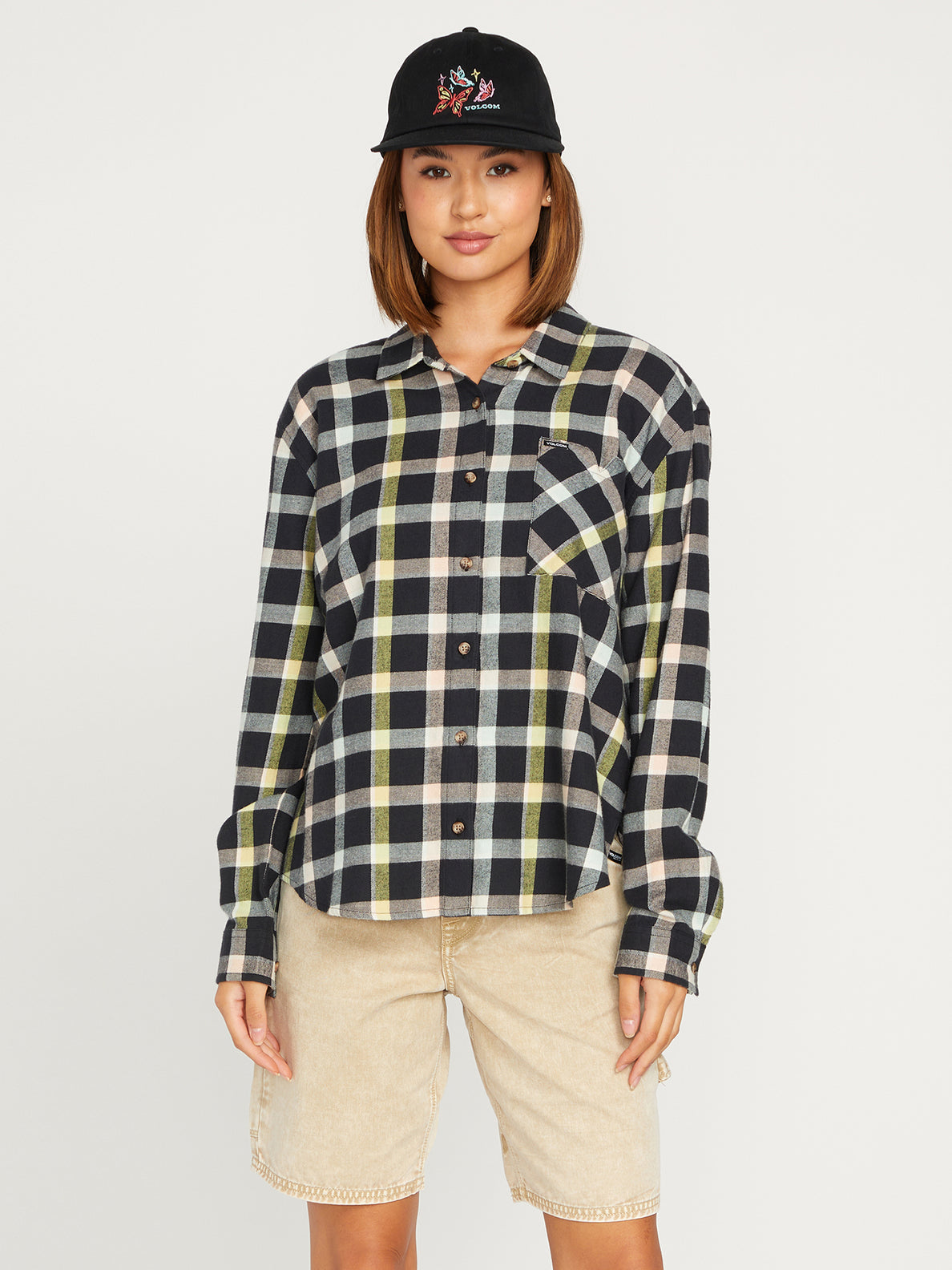 VOLCOM SHIRT PLAID TO MEET U