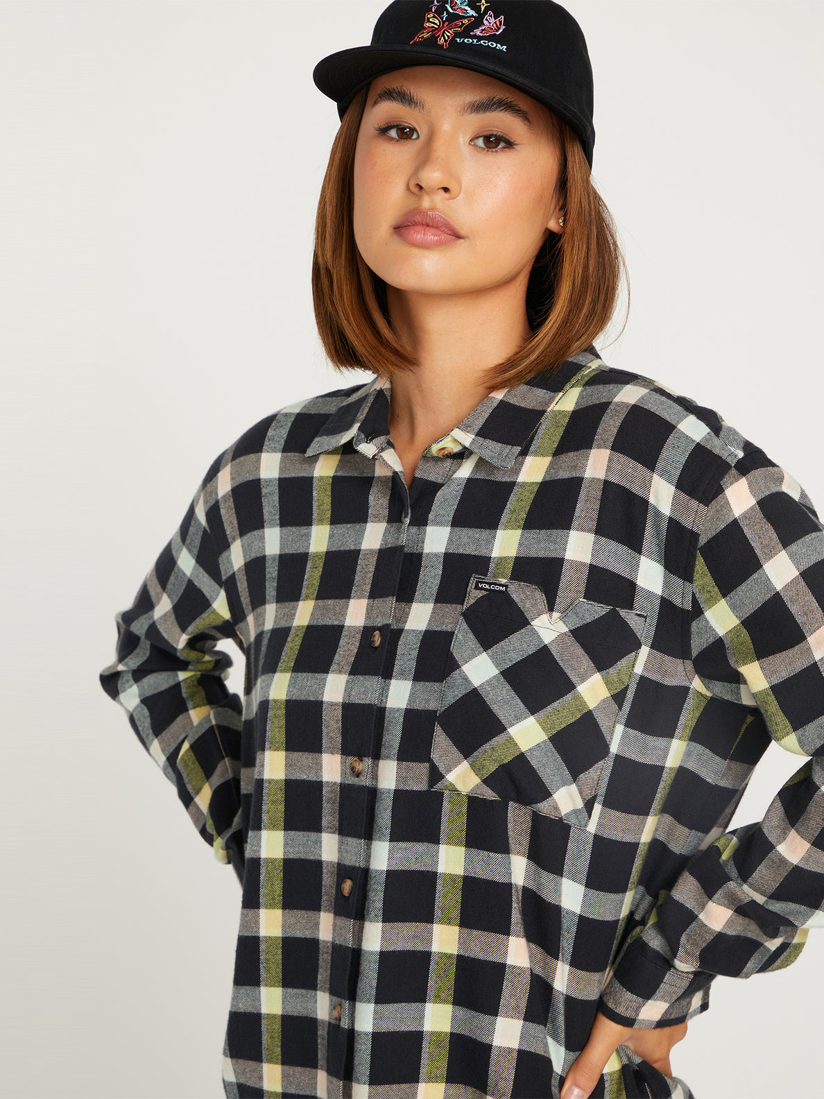 VOLCOM SHIRT PLAID TO MEET U