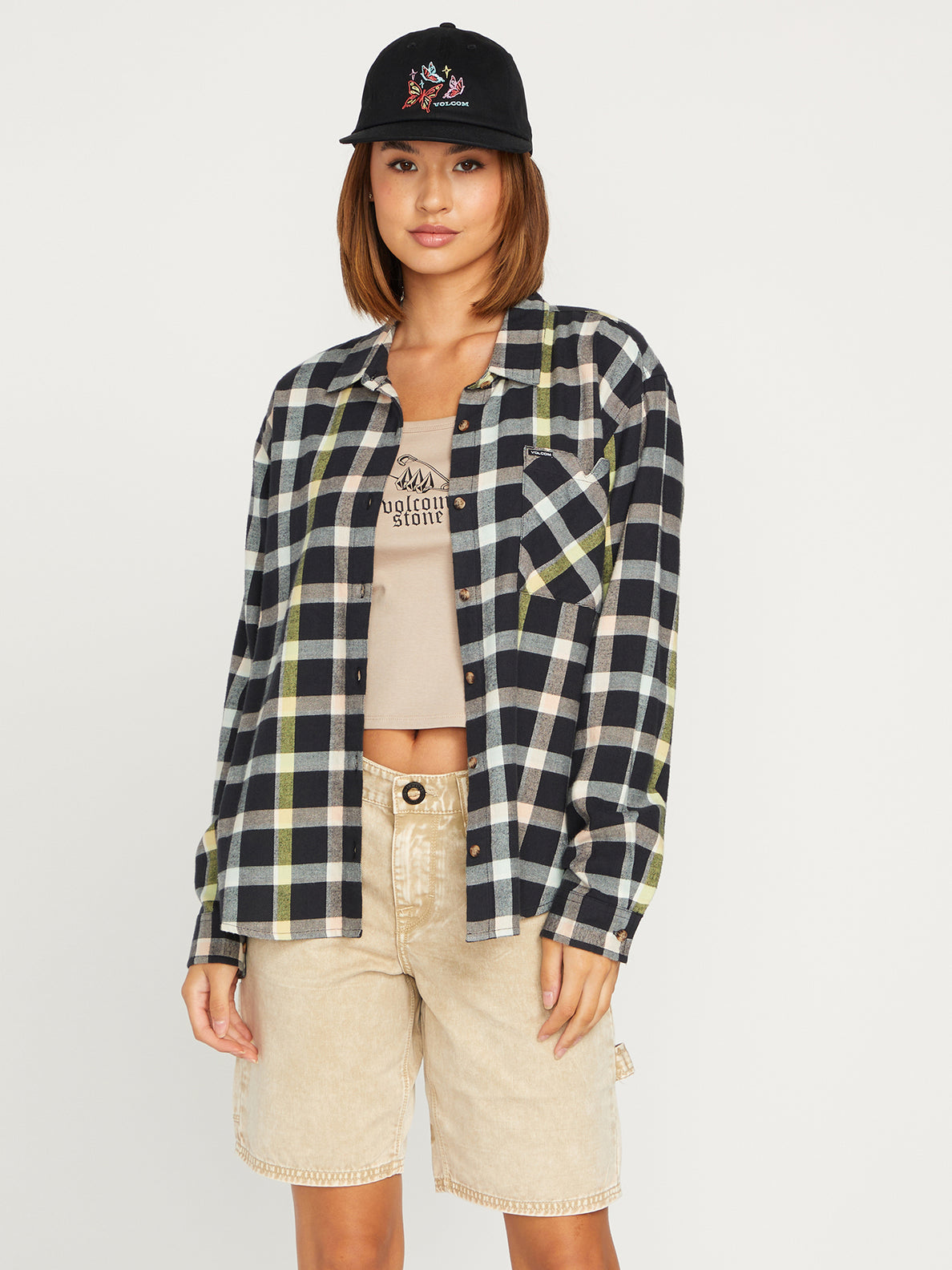 VOLCOM SHIRT PLAID TO MEET U