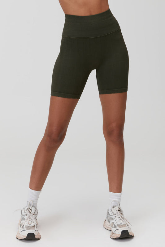 SPIRITUAL GANGSTER SHORT AMARA WIDE RIB BIKER