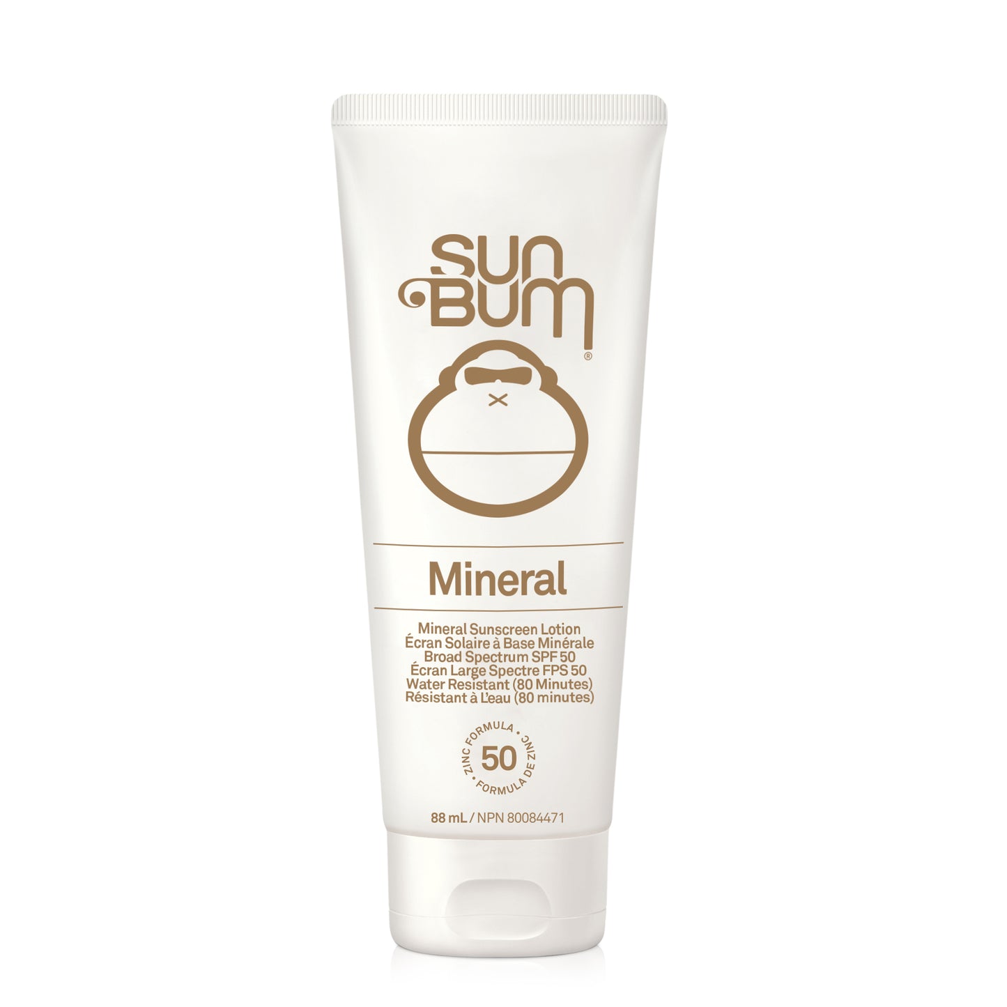 SUN BUM SUNSCREEN MINERAL LOTION SPF 50