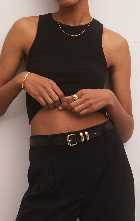 Z SUPPLY TANK HANNAH CROPPED RIB