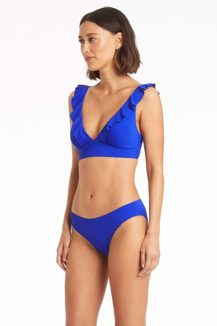 SEA LEVEL BIKINI TOP ESSENTIALS FRILL BRA